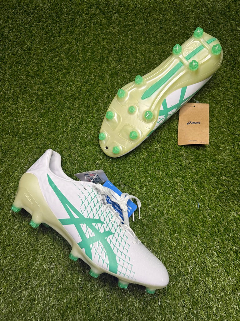 Asics Menace 4 FG 'White/Aurora Green' – Boot Locker NZ
