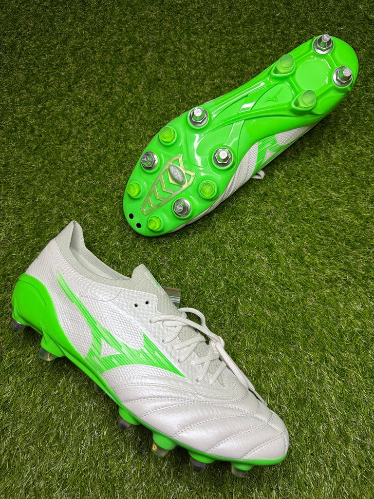 Mizuno Morelia Neo 4 B ELITE SG 'White/Green' – Boot Locker NZ