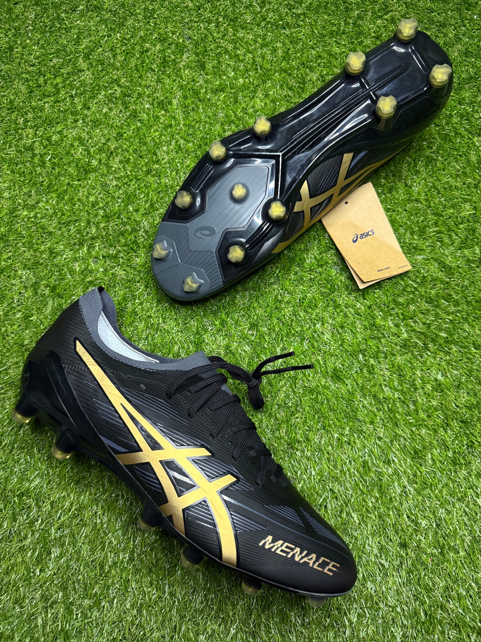 Asics Menace 5 FG 'Black/Gold'