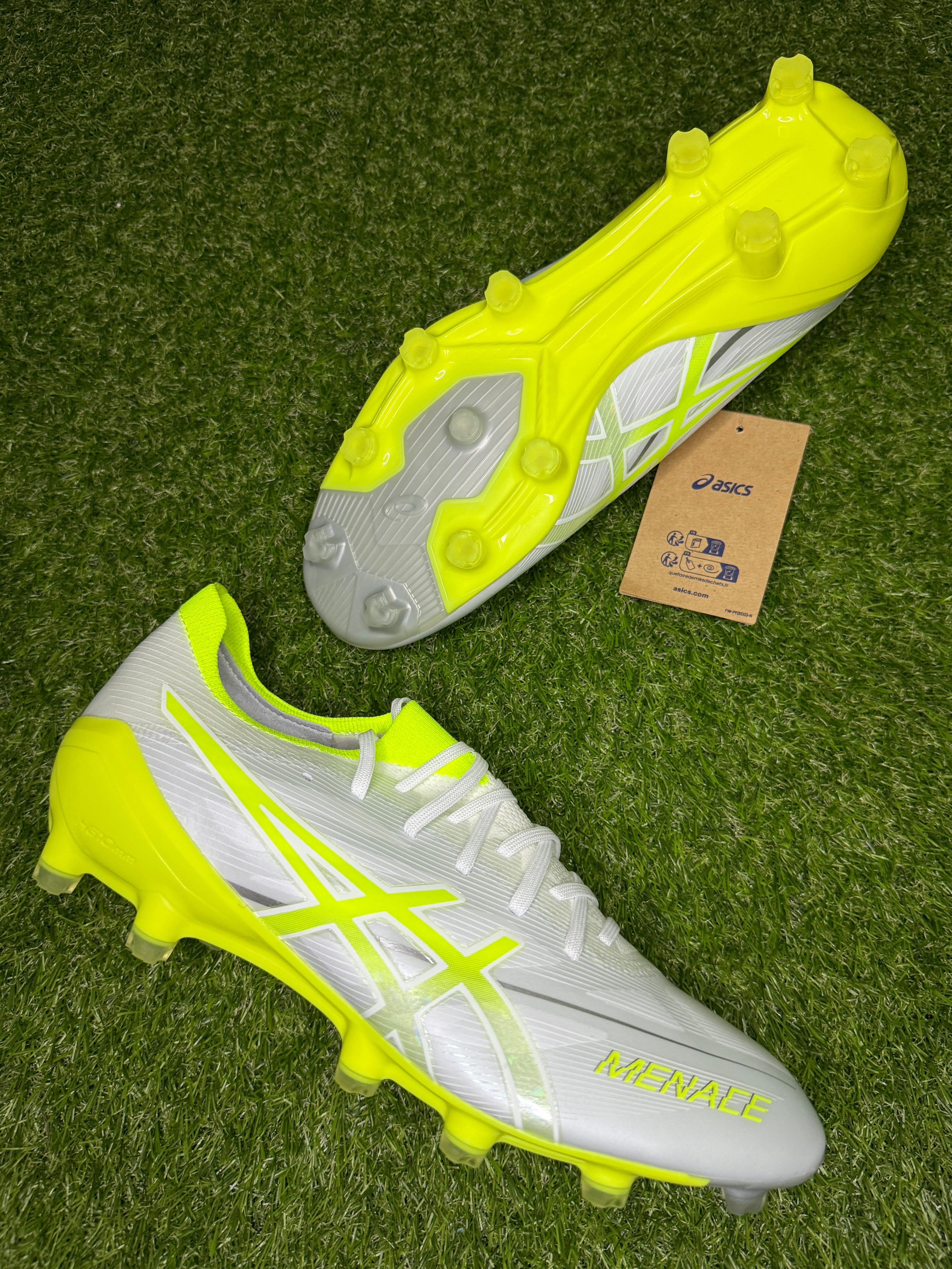 Asics Menace 5 FG 'White/Volt'