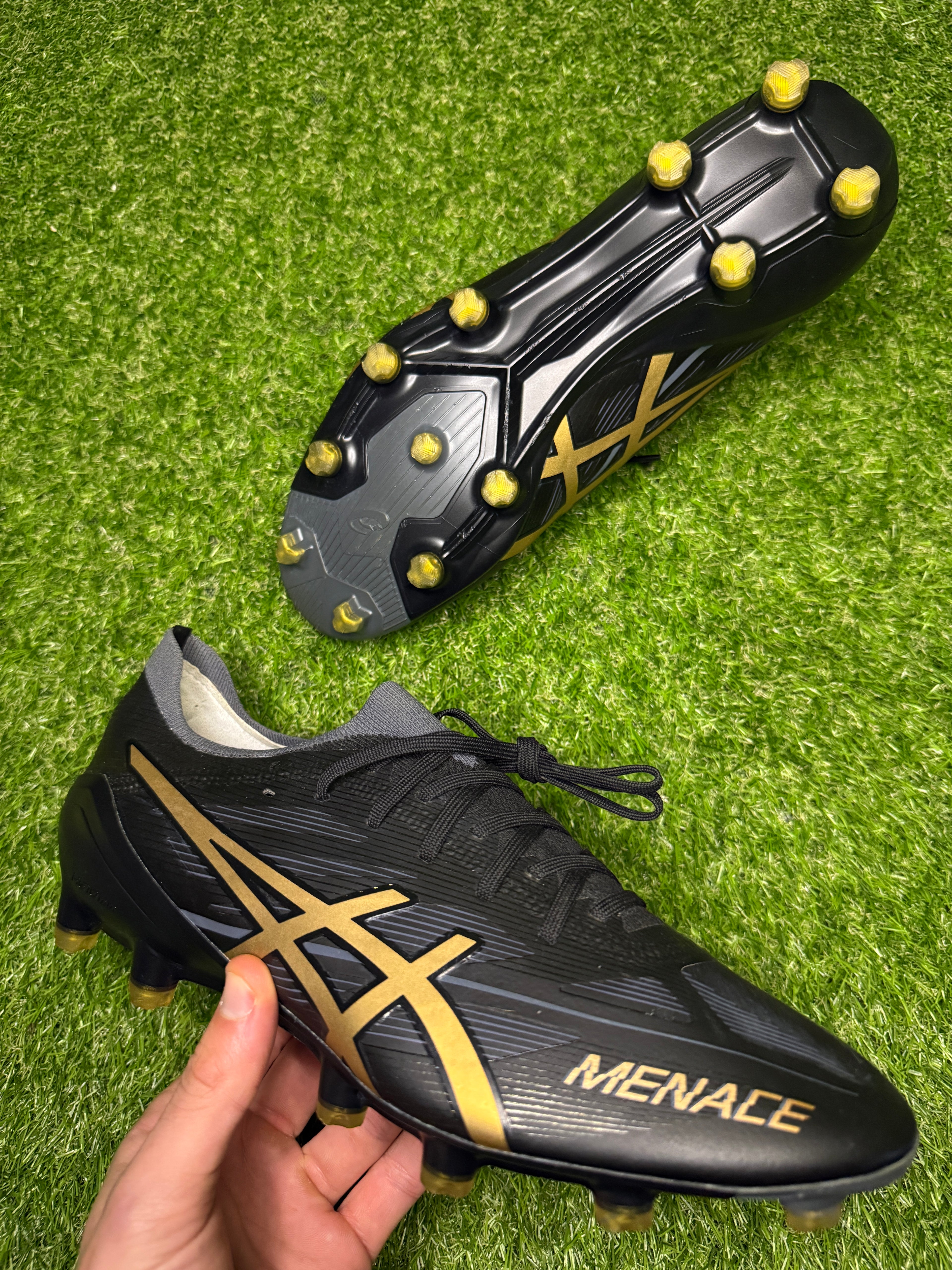 Asics Menace 5 FG 'Black/Gold'