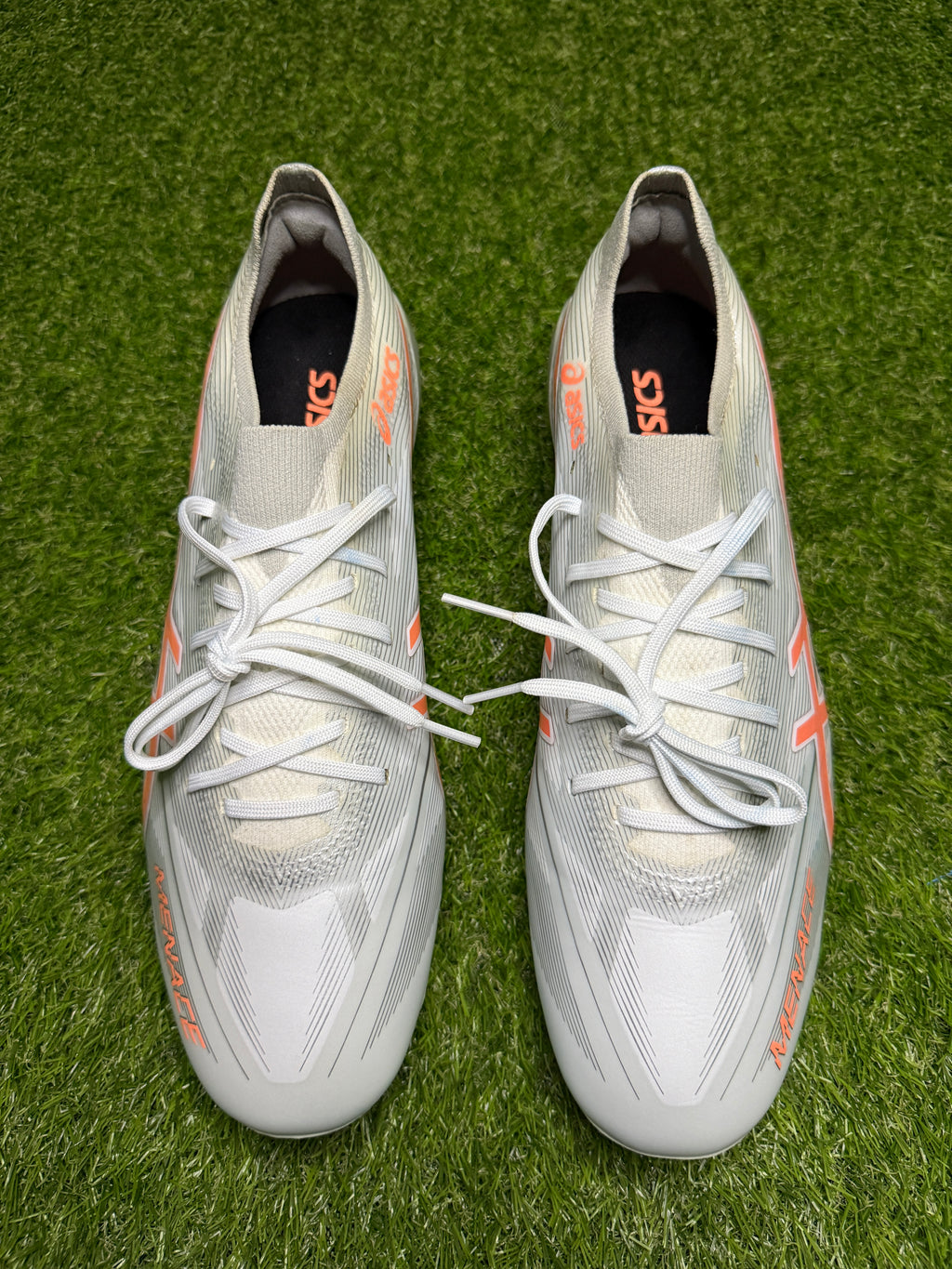 Asics Menace 5 FG 'White/Coral'