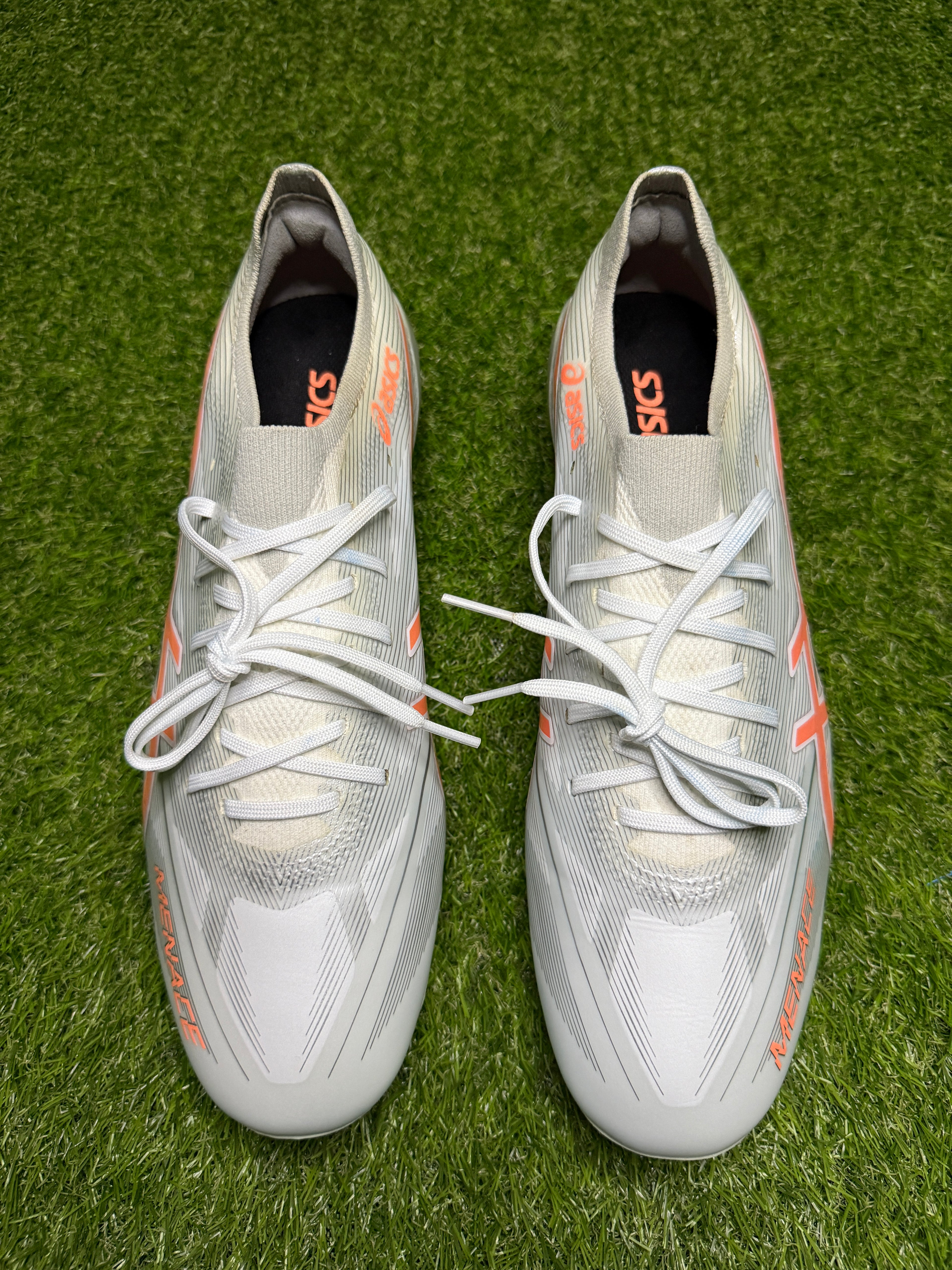 Asics Menace 5 FG 'White/Coral'