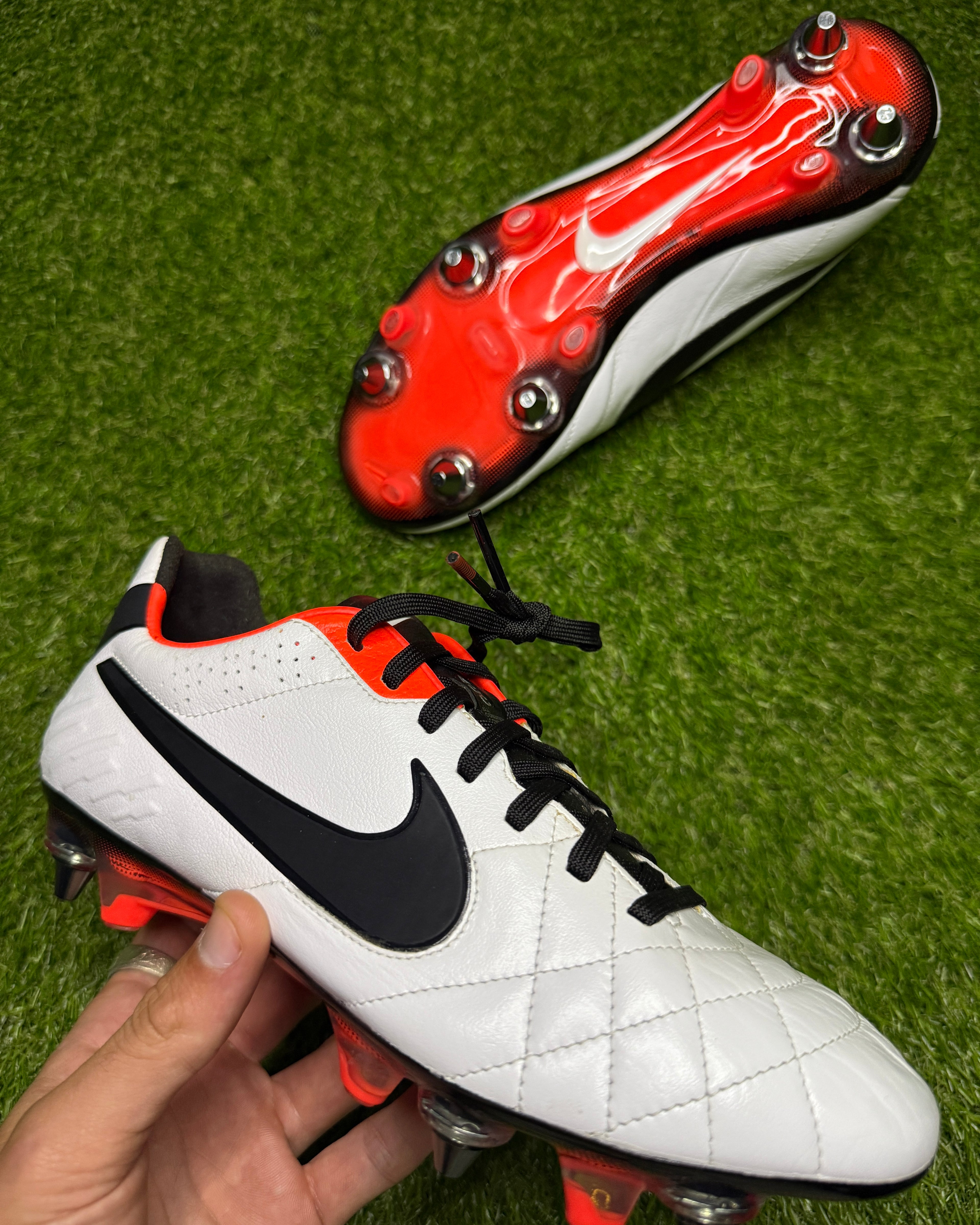 Nike Tiempo Legend 4 Elite SG-PRO 'White/Black/Crimson'