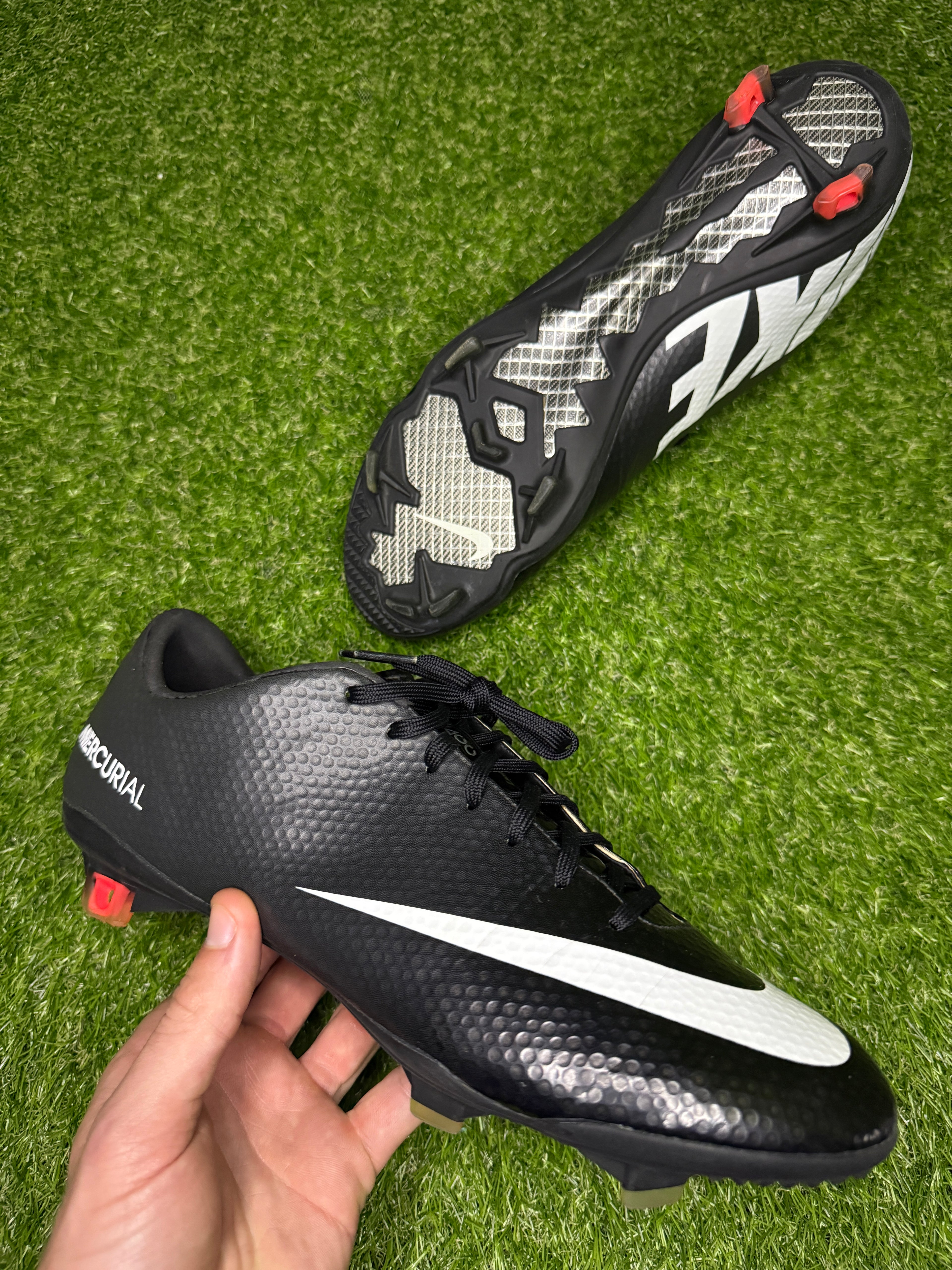 Nike Mercurial Vapor 9 Elite FG 'Black/White'