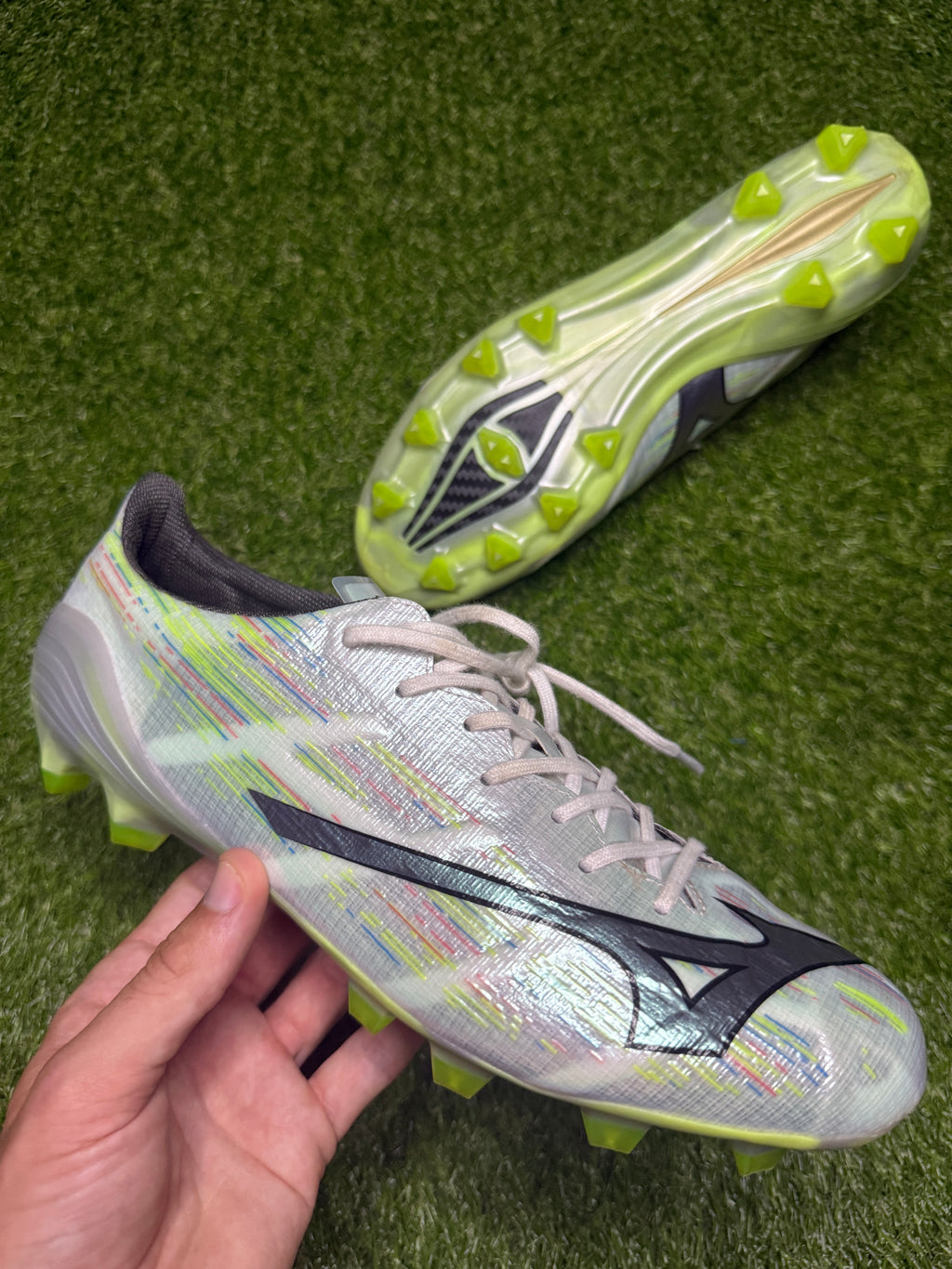 Mizuno Alpha 2 Elite FG 'White/Green/Black'