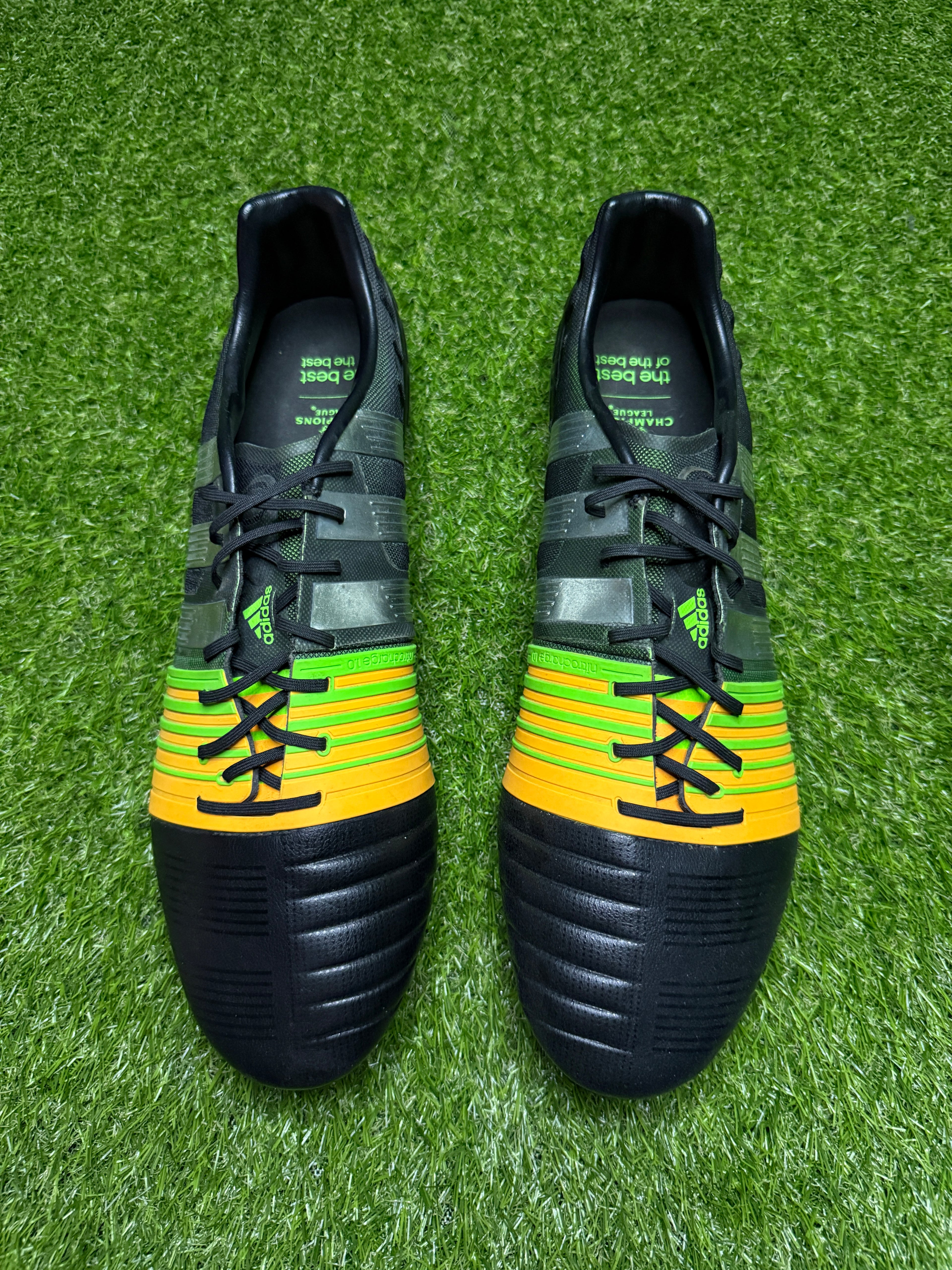 Adidas Nitrocharge 1.0 FG 'Black/Green/Orange'