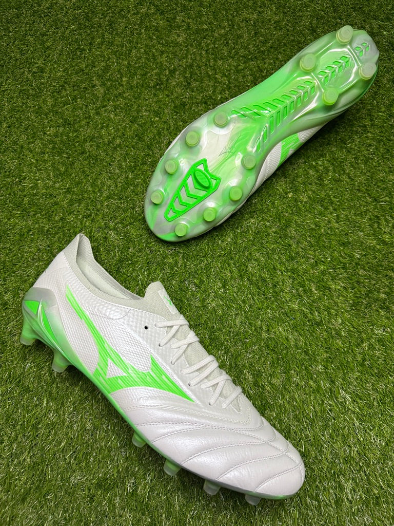 Mizuno Morelia Neo 4 Beta Elite FG 'White/Green'