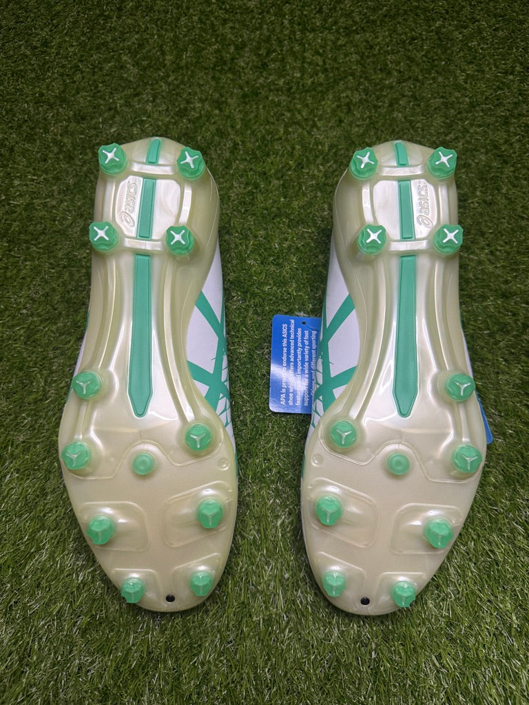 Asics Menace 4 FG 'White/Aurora Green'