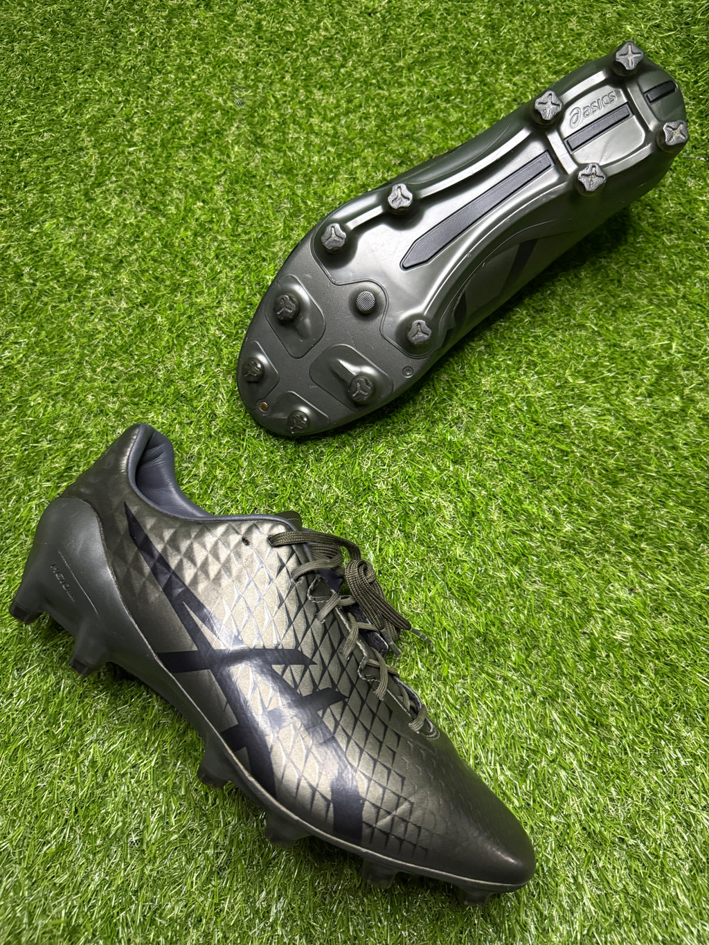 Asics Menace 4 FG 'Gunmetal/Black'