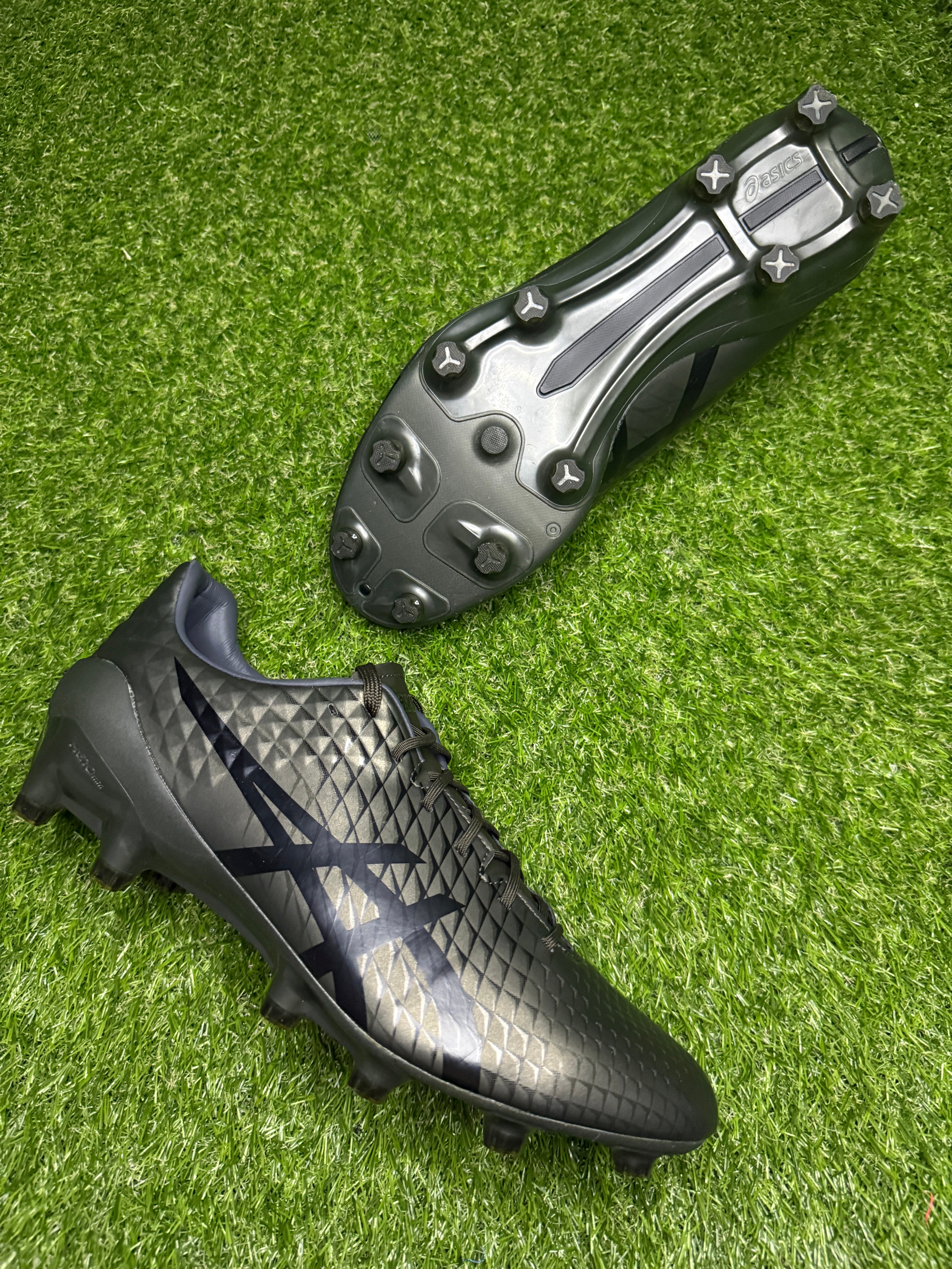 Asics Menace 4 FG 'Gunmetal/Black'