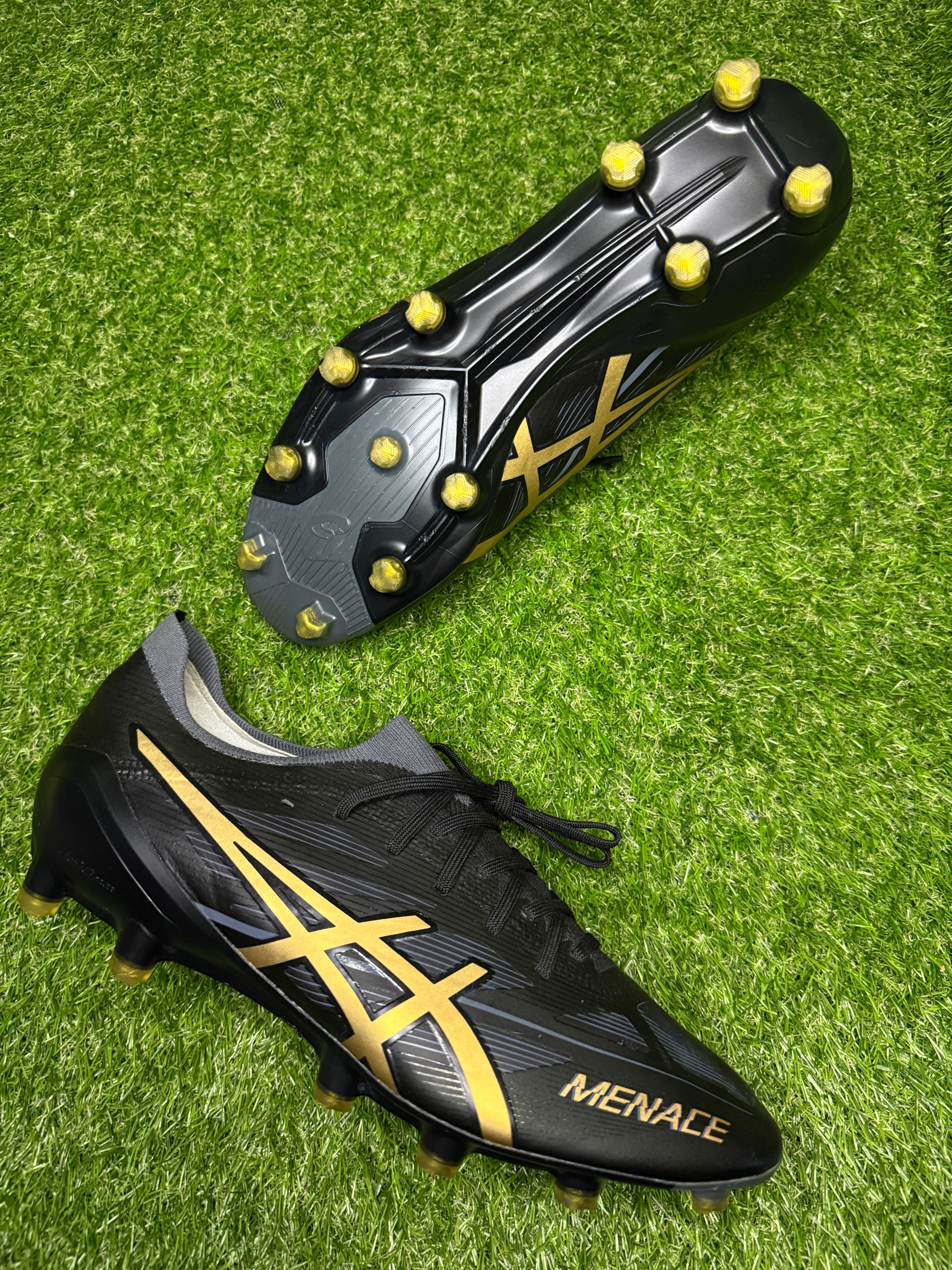 Asics Menace 5 FG 'Black/Gold'