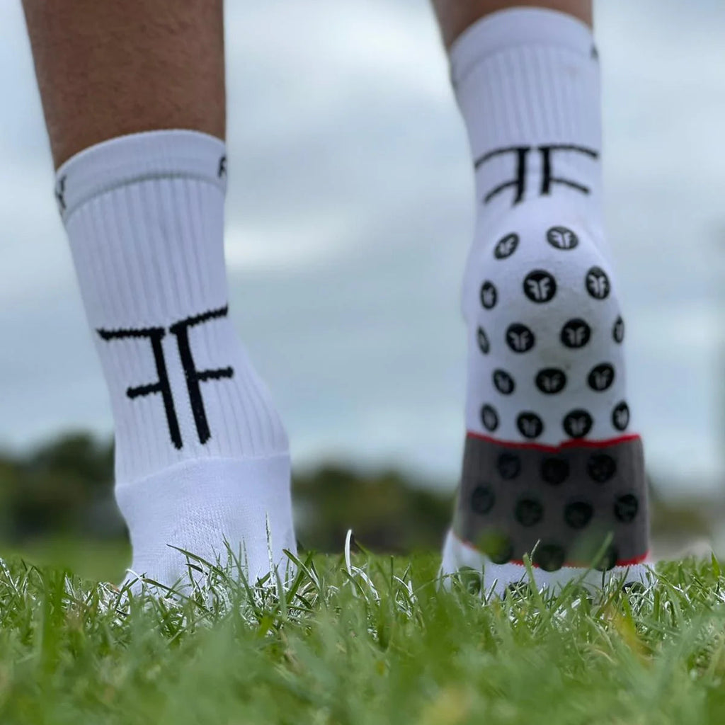 Premium Grip Socks by Fly (White)