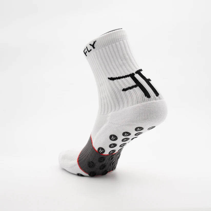 Premium Grip Socks by Fly (White)